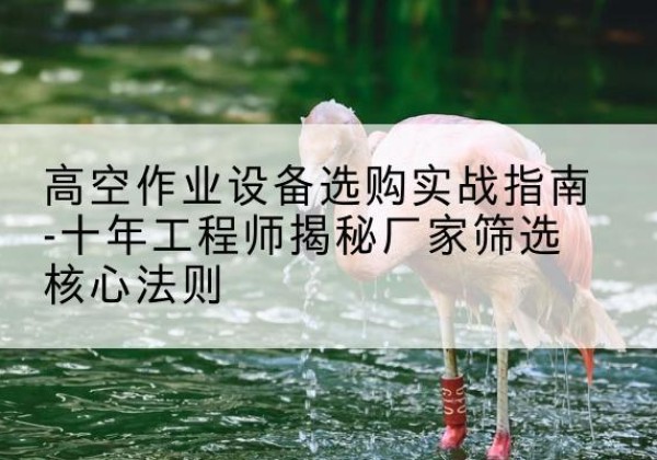 怀安剪叉式升降机厂家-高空作业设备选购实战指南-十年工程师揭秘厂家筛选核心法则